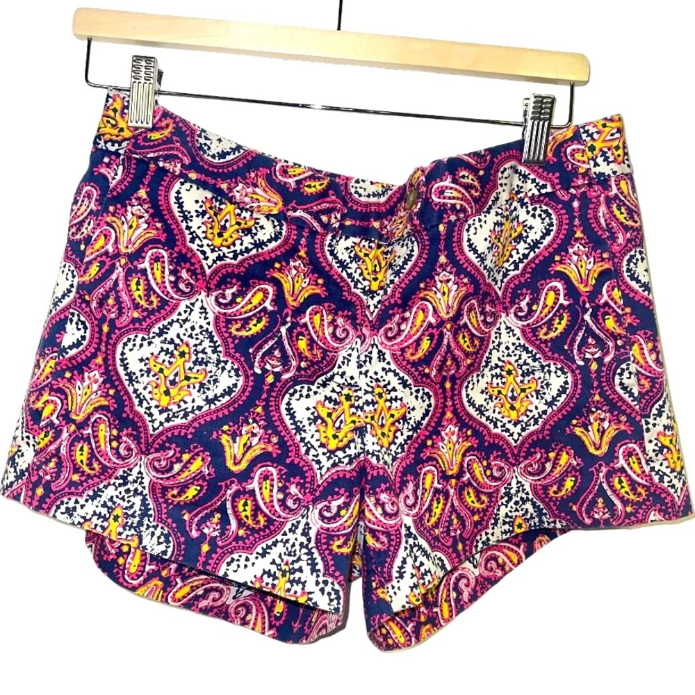 J. Crew City‎ Fit Pink Patterned Shorts
